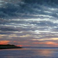 Noord-Beveland met Oosterscheldekering