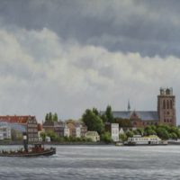 Riviergezicht op Dordrecht