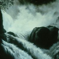 Waterval bij Briksdalen (Noorwegen)