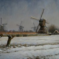 Molens Kinderdijk (Blokweerse wipmolen)
