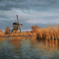Broekmolen Streefkerk (anno 1581 - een van de oudste wipmolens van Nederland)