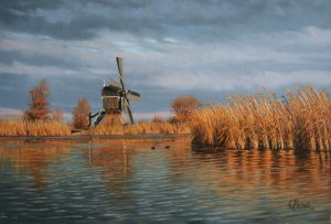 Broekmolen Streefkerk (anno 1581 - een van de oudste wipmolens van Nederland)